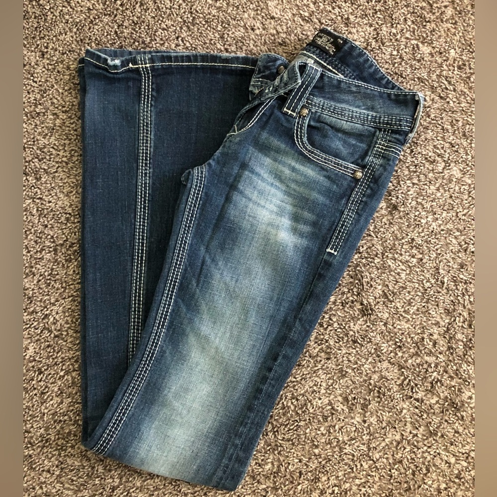 Rerock for Express Thick stitch Flare Jeans Size 00